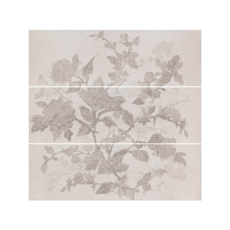 Marazzi Stone Art Decoro Bloom Steel 120x120cm