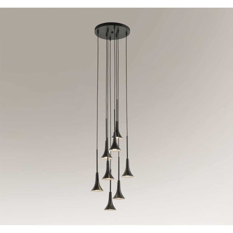 oprawa zwieszana - 8 x moduł LED CL 147 φ 33 mm (wbudowane)