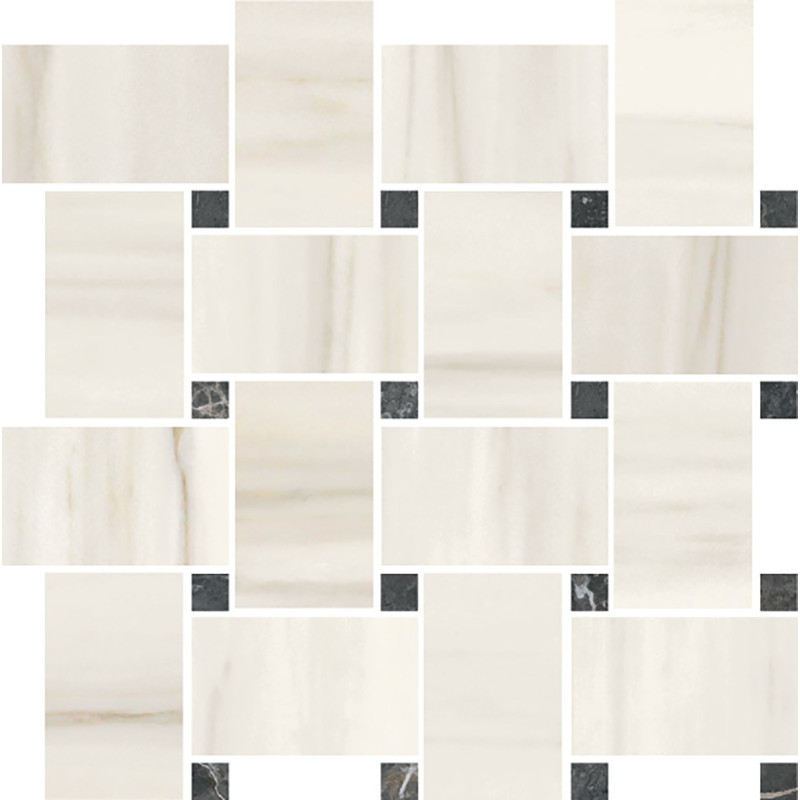 Delconca Boutique HBO 1 Beige Intreccio Shine Mosaico 30x30 cm