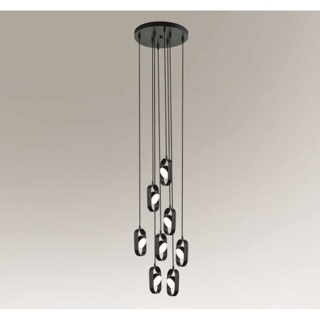 oprawa zwieszana - 8 x moduł LED CL 147 φ 33 mm (wbudowane)