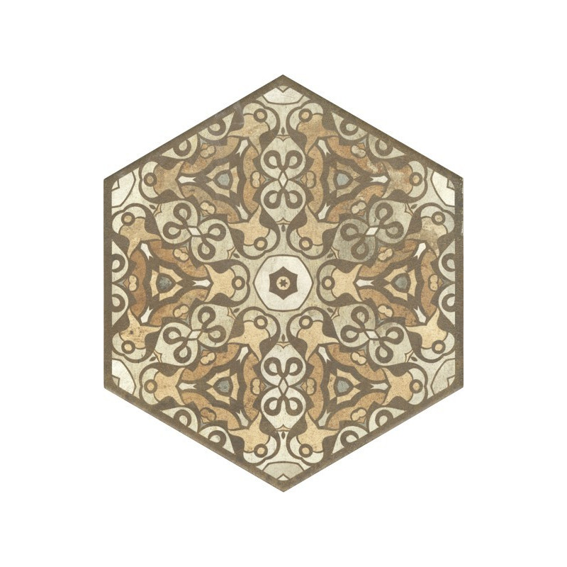 Aparici Terre Stamp  Hexagon 25x29x1 cm