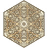 Aparici Terre Stamp  Hexagon 25x29x1 cm