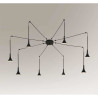 oprawa zwieszana - 8 x moduł LED CL 147 φ 33 mm (wbudowane)