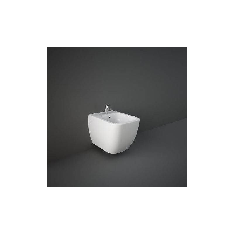 Rak Ceramics Bidet METROPOLITAN podwieszany 52,5x33,7 cm biały połysk