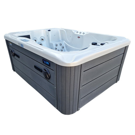 WANNA OGRODOWA JACUZZI SPA-102 210x160 Biała perła obudowa szara