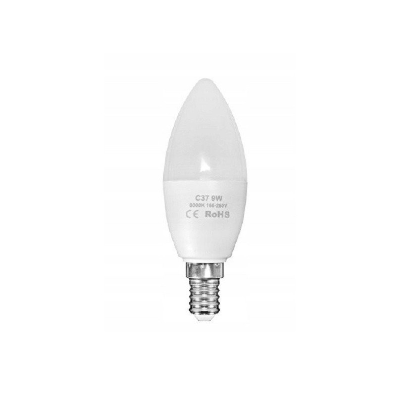 Żarówka LED E14 mleczna 5W biała zimna