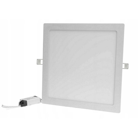 PANEL LED PODTYNKOWY PLAFON SUFITOWY KWADRAT 24W B.CIEPŁA
