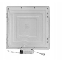 PANEL LED PODTYNKOWY PLAFON SUFITOWY KWADRAT 24W B.CIEPŁA