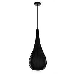 Lampa wisząca Kropla E27 czarna HY-2701