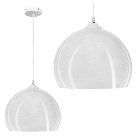 Lampa wisząca E27 biała HY-2701