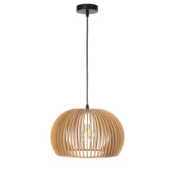 Lampa drewniana wisząca E27 PZE-901 33cm