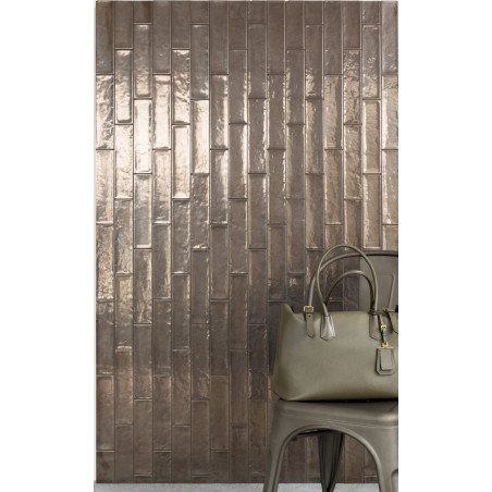 Płytka ceramiczna Quintessenza Cromia26 – Bronzo 6,5x26,6cm 9mm