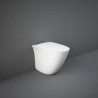 SENSATION Miska WC stojąca Rimless 52x38 cm biały połysk
