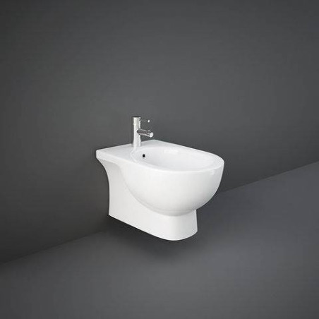 Rak Ceramics Bidet TONIQUE  podwiesz. 55x36 cm biały połysk