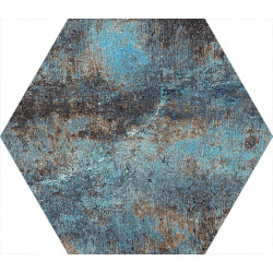Płytka ceramiczna APAVISA ALCHEMY BLUE NATURAL HEXAGON 25X29 cm