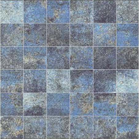 Płytka ceramiczna APAVISA ALCHEMY 7.0 BLUE NAT MOS 5X5 29,75X29,75 cm