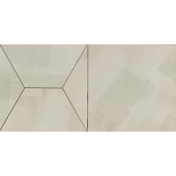 Płytka ceramiczna APAVISA ALUMINUM WHITE SPA DECOR RAMP 29,75X59,55 cm