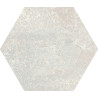 Płytka ceramiczna APAVISA RUST WHITE NATURAL HEXAGON 25X29 cm