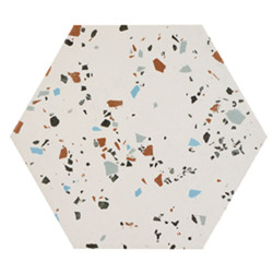 Płytka ceramiczna APAVISA SOUTH WHITE NATURAL HEXAGON 25X29 cm