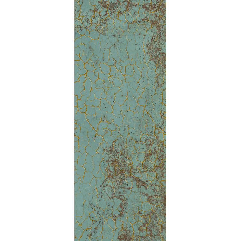 Płytka ceramiczna APAVISA ZINC GREEN GOLD CRACK 44,63X119,30 cm