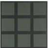 Płytka ceramiczna Quintessenza- Oltre9 nero.verde 18,6X18,6cm 9mm