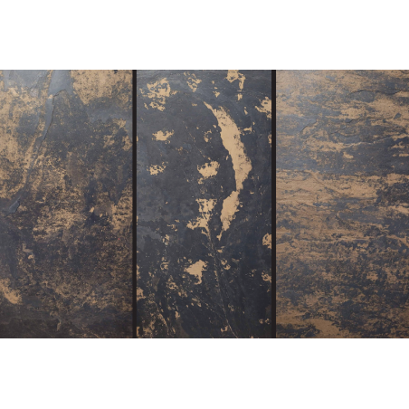 Fornir kamienny - Black Slate Gold 122x61 CM