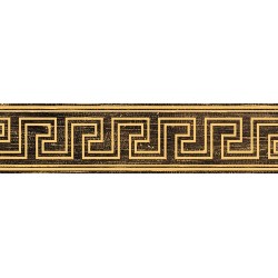 Decors  Versace  Fascia Greca Oro 20 x 80 cm