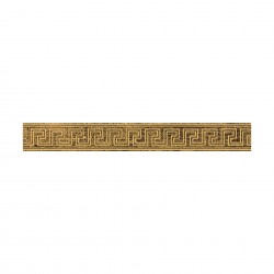 Decors  Versace  Fascia Greca Oro 10 x 80 cm