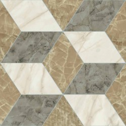 Versace Tarsia Cubical Avorio, Cubical Nero 3D Lux 60 x 120 cm 8,5mm Płytka gresowa dekoracyjna