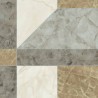 Versace Tarsia Prospect Avorio, Prospect Nero 3D Lux 60 x 120 cm 8,5mm Płytka gresowa dekoracyjna