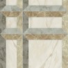 Versace Tarsia Frame Nero, Frame Avorio 3D Lux 60 x 120 cm 8,5mm Płytka gresowa dekoracyjna