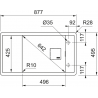 ZLEWOZMYWAK FRANKE Fresno FSG 611-88