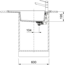 ZLEWOZMYWAK FRANKE Fresno FSG 611-88