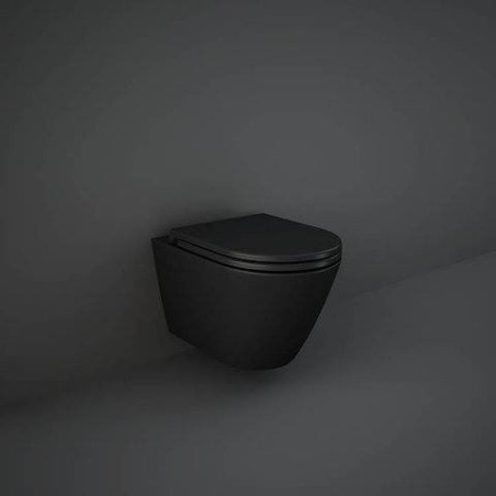 FEELING Miska WC podwiesz. Rimless 52x36 cm czarny mat (504)