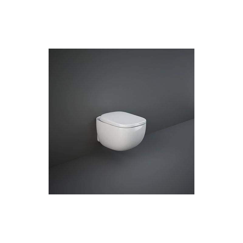 ILLUSION Miska WC podwieszana Rimless 52x38 cm biały połysk