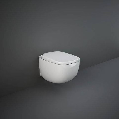 ILLUSION Miska WC podwieszana Rimless 52x38 cm biały połysk