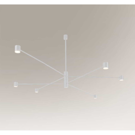 oprawa zwieszana - 6 x moduł LED CL 147 φ 33 mm (wbudowane)