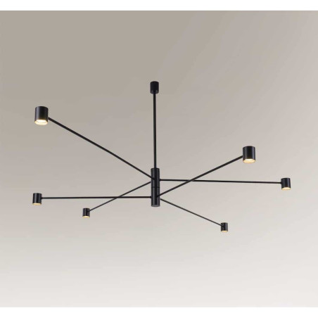 oprawa zwieszana - 6 x moduł LED CL 147 φ 33 mm (wbudowane)