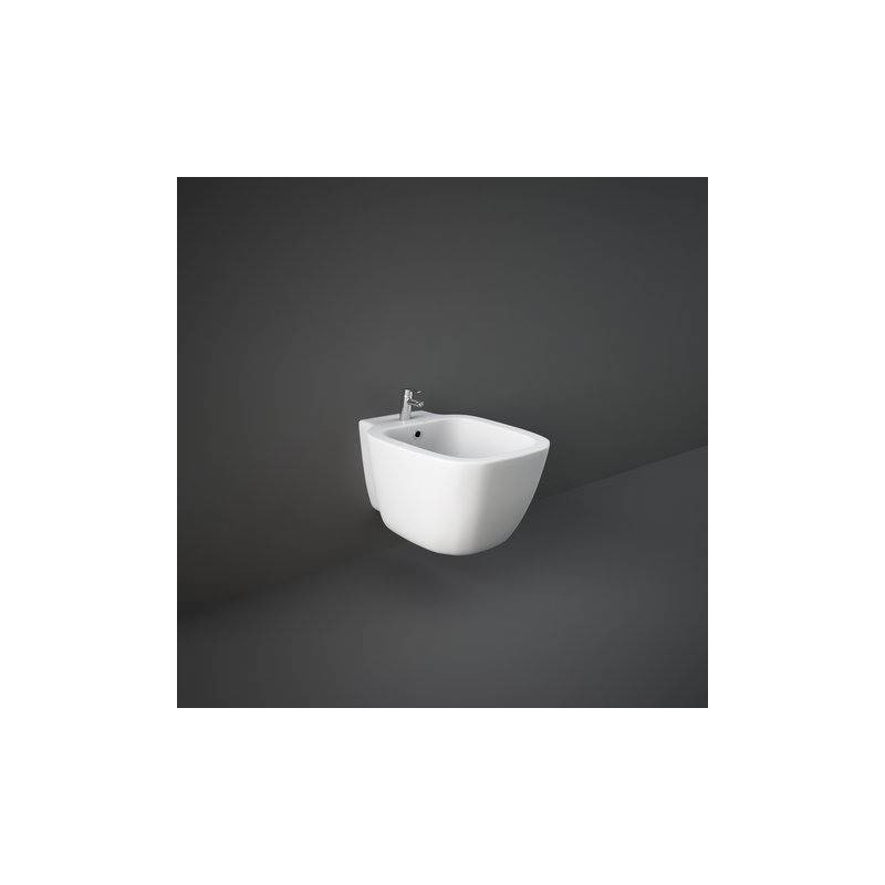 Rak Ceramics Bidet ONE  podwieszany 52x36,5 cm biały połysk