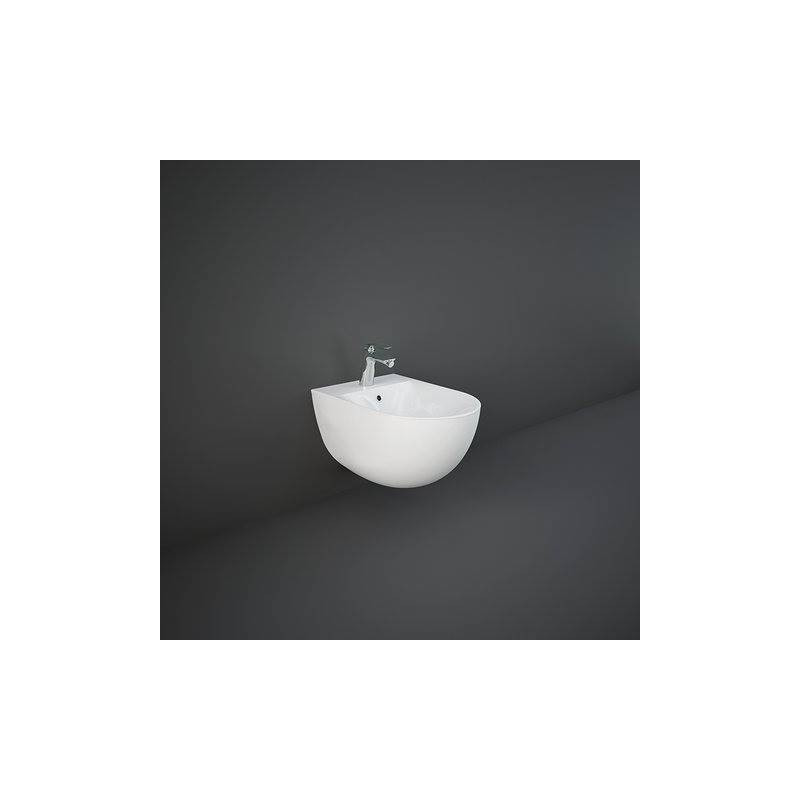 Rak Ceramics DES Bidet podwieszany 52x38 cm biały połysk