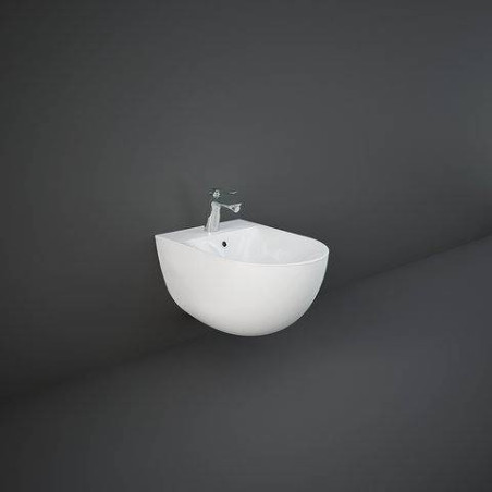 Rak Ceramics DES Bidet podwieszany 52x38 cm biały połysk