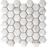 Grespania Marmorea Hexagonal Calacata 30x30cm/8,7mm