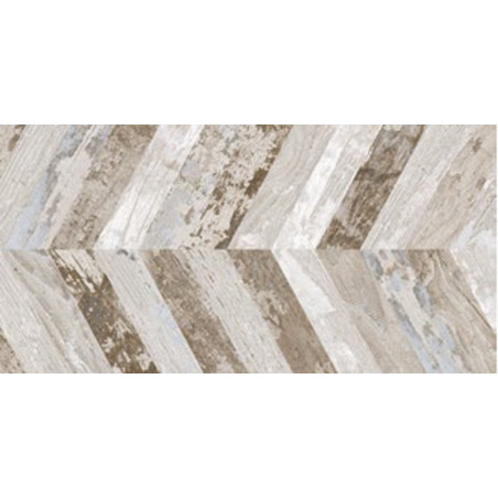 Grespania Rioja Chevron Gris 45x90 cm