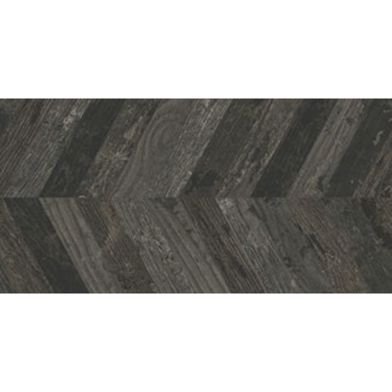 Grespania Rioja Chevron Negro 45x90 cm