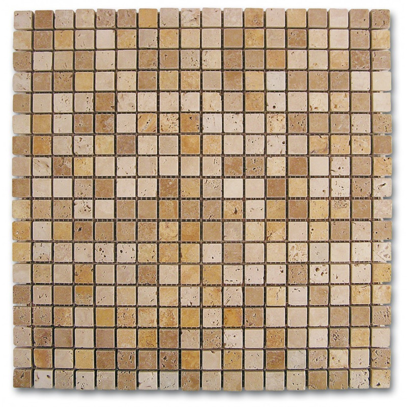 Dune Emphasis Mosaico Travertino Dados 30,5x30,5