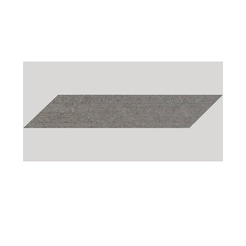 Apavisa Nanoconcept 7.0 Anthracite Rigato Chevron 7,5x45cm/7mm