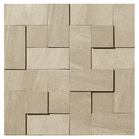 Apavisa  Materia  Beige Natural Mosaico Brick 30x30cm /11mm