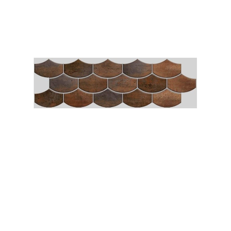 Apavisa Nanocorten Copper Lappato Mosaico Flake 15x45/ 4mm