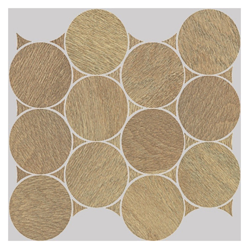 Apavisa Nanoshiba 7.0 Beige Natural Mosaico Circle 30x35 cm