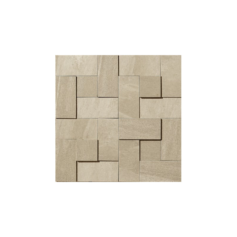 Apavisa  Materia  Beige Natural Mosaico Brick 30x30cm /11mm